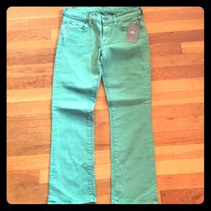 7 For All Mankind Cropped Jeans NWT